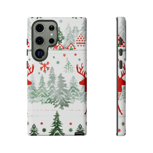 Nordic Christmas Print - Impact Resistant Phone Case Samsung Galaxy S23 Ultra Matte